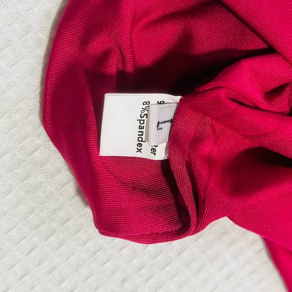 Hot Pink NWT Midi Cropped Tank Top | Size Large - Picture 4 of 5